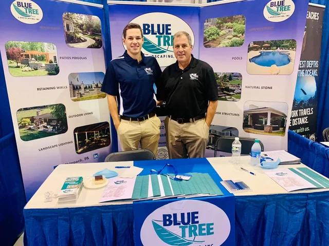 Blue Tree team members at a home and garden show.