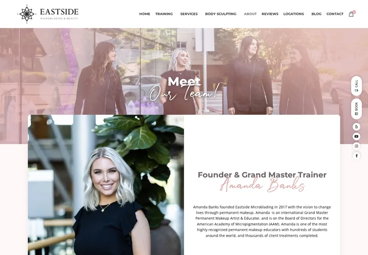 Original Eastside Founder story page, September 24, 2026